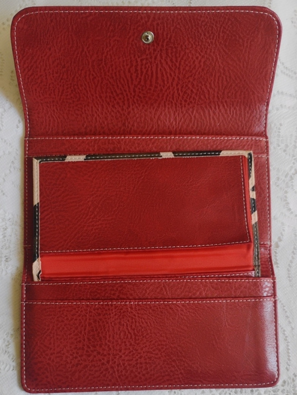 Animal Print Faux Leather Style Women's Wallet - Picture 4 of 13
